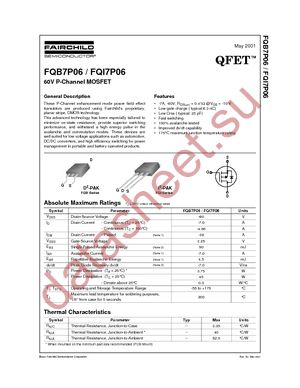 FQI7P06TU datasheet  